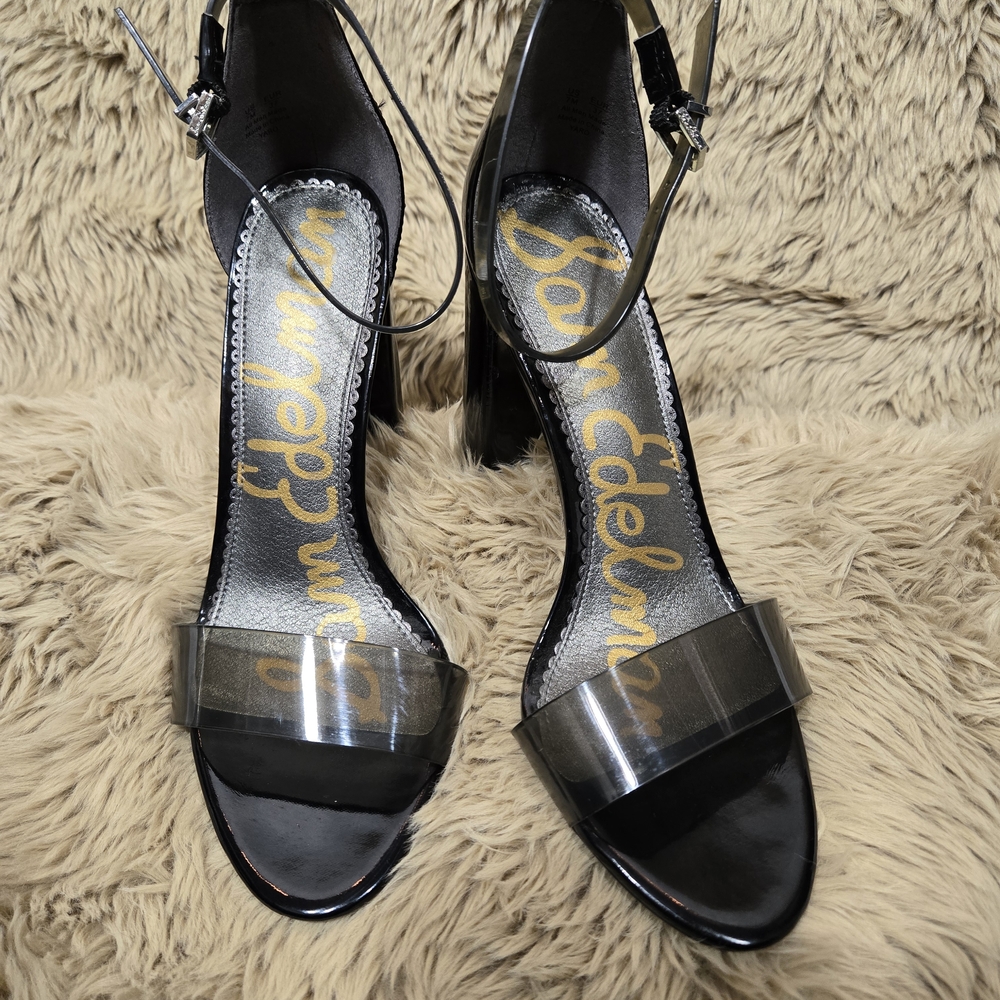 Black Sandal Heels Sam Edelman